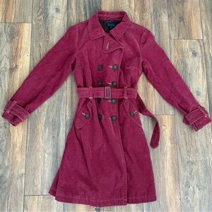 Corduroy Trench Coat